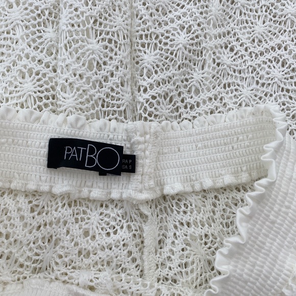 Worn twice PATBO white crochet beach pants - Picture 4 of 5